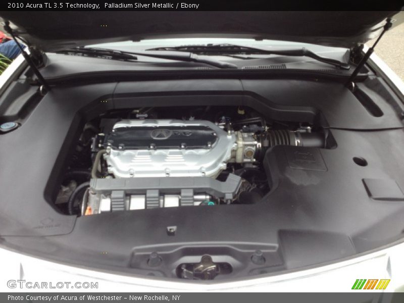 Palladium Silver Metallic / Ebony 2010 Acura TL 3.5 Technology