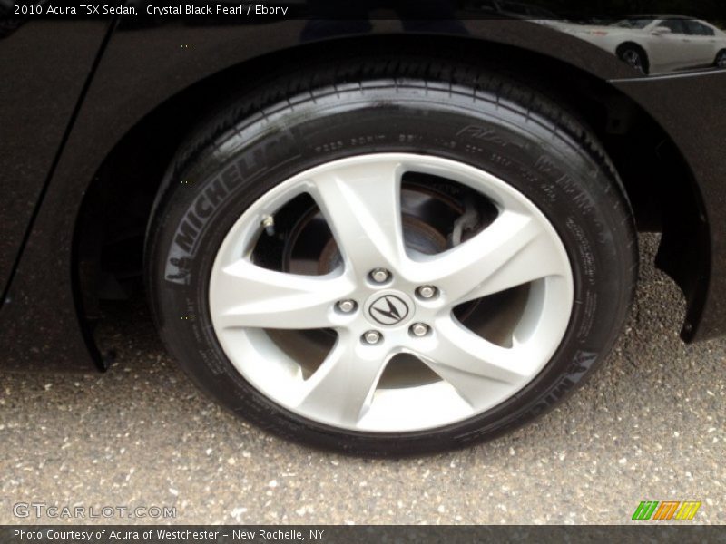 Crystal Black Pearl / Ebony 2010 Acura TSX Sedan