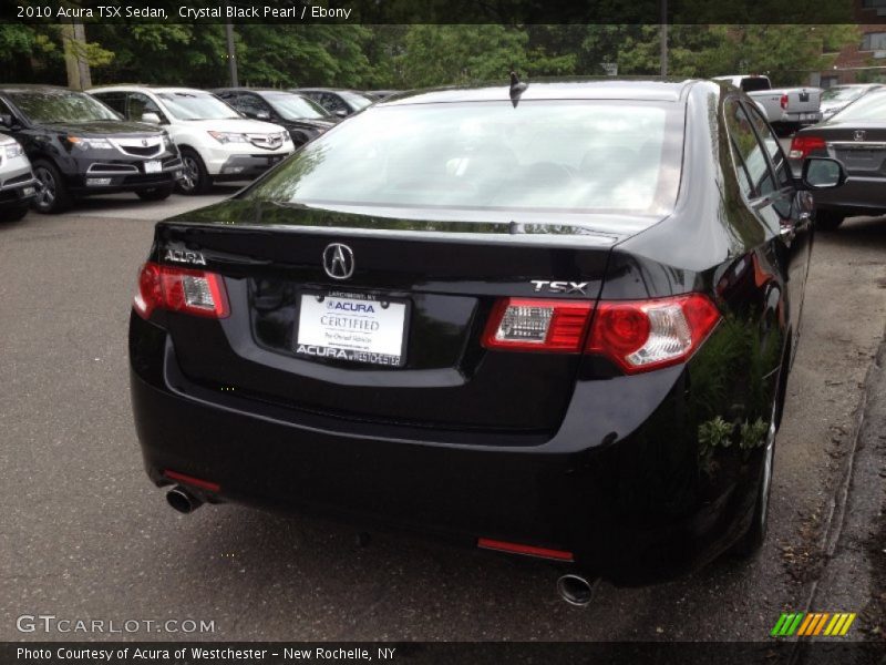 Crystal Black Pearl / Ebony 2010 Acura TSX Sedan