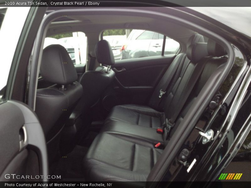 Crystal Black Pearl / Ebony 2010 Acura TSX Sedan