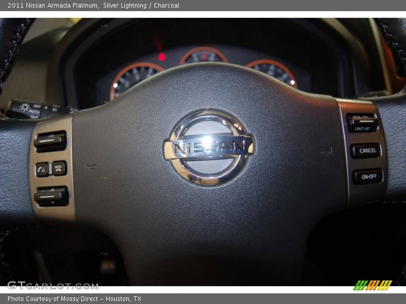 Silver Lightning / Charcoal 2011 Nissan Armada Platinum