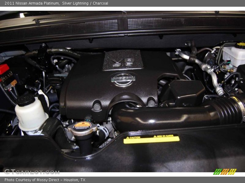 Silver Lightning / Charcoal 2011 Nissan Armada Platinum