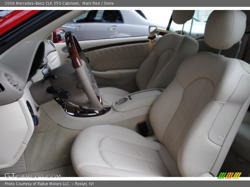 Mars Red / Stone 2009 Mercedes-Benz CLK 350 Cabriolet