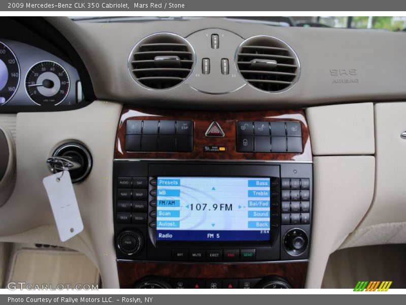 Mars Red / Stone 2009 Mercedes-Benz CLK 350 Cabriolet