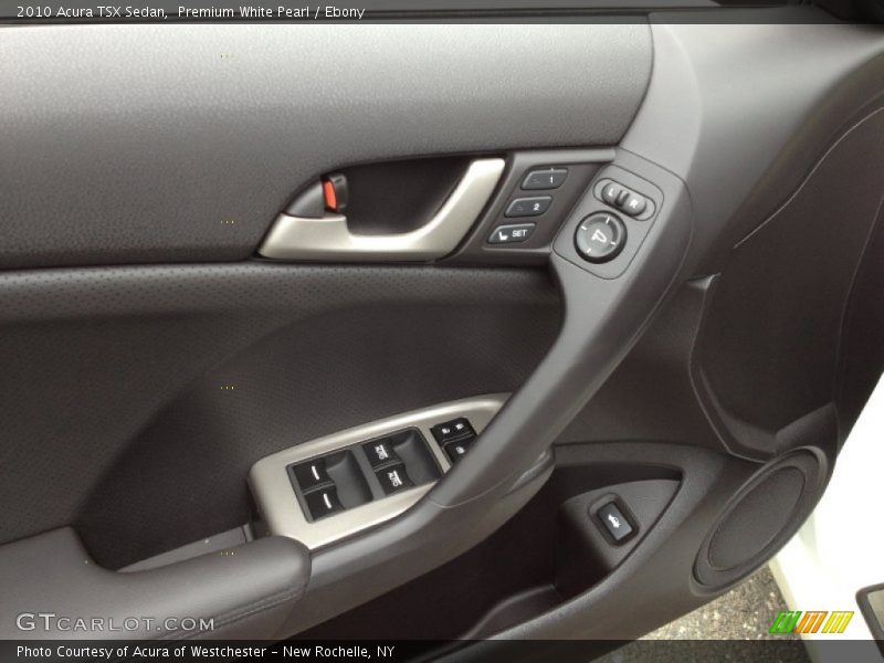 Premium White Pearl / Ebony 2010 Acura TSX Sedan