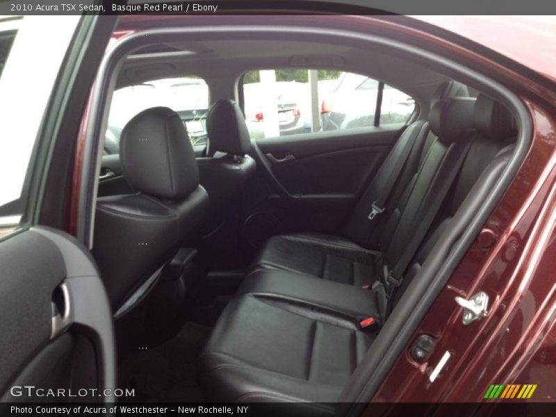 Basque Red Pearl / Ebony 2010 Acura TSX Sedan