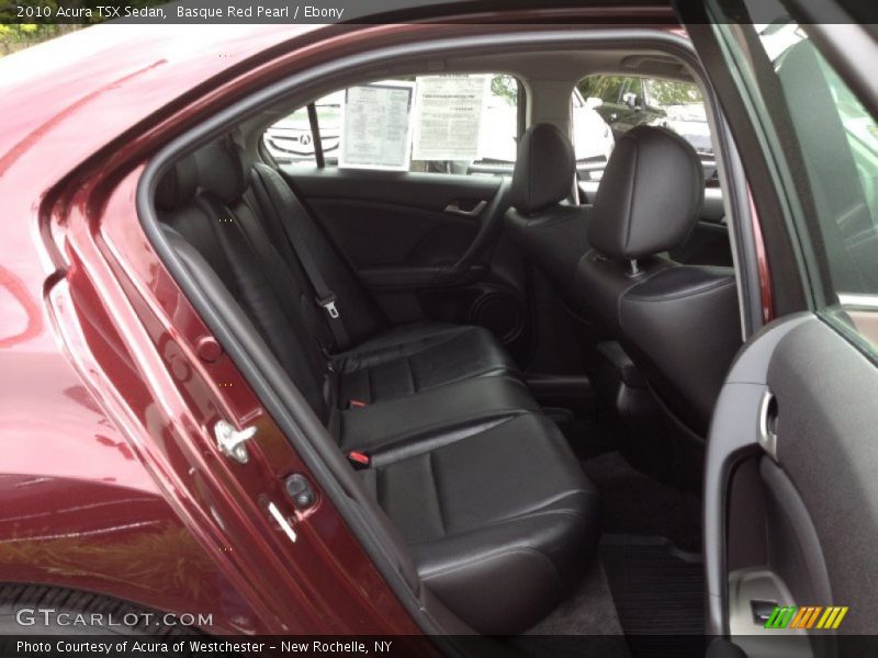 Basque Red Pearl / Ebony 2010 Acura TSX Sedan