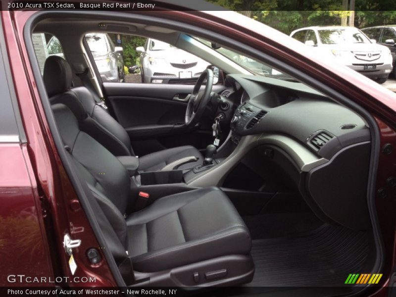 Basque Red Pearl / Ebony 2010 Acura TSX Sedan