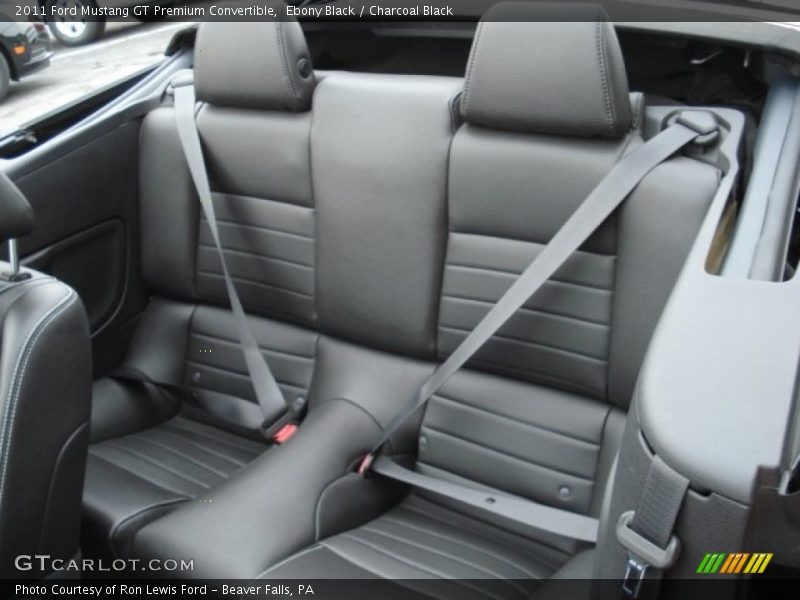 Ebony Black / Charcoal Black 2011 Ford Mustang GT Premium Convertible