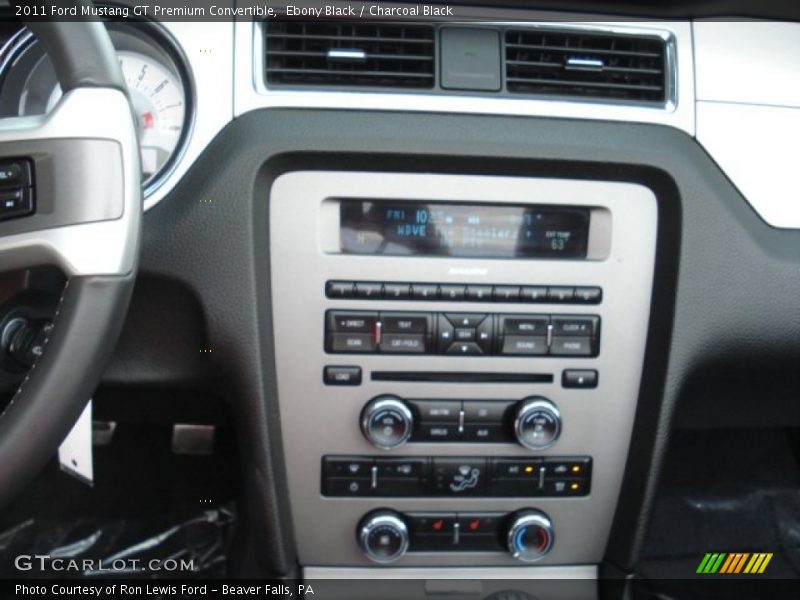 Ebony Black / Charcoal Black 2011 Ford Mustang GT Premium Convertible