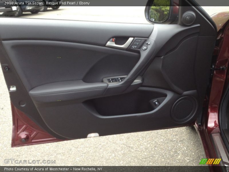 Basque Red Pearl / Ebony 2010 Acura TSX Sedan