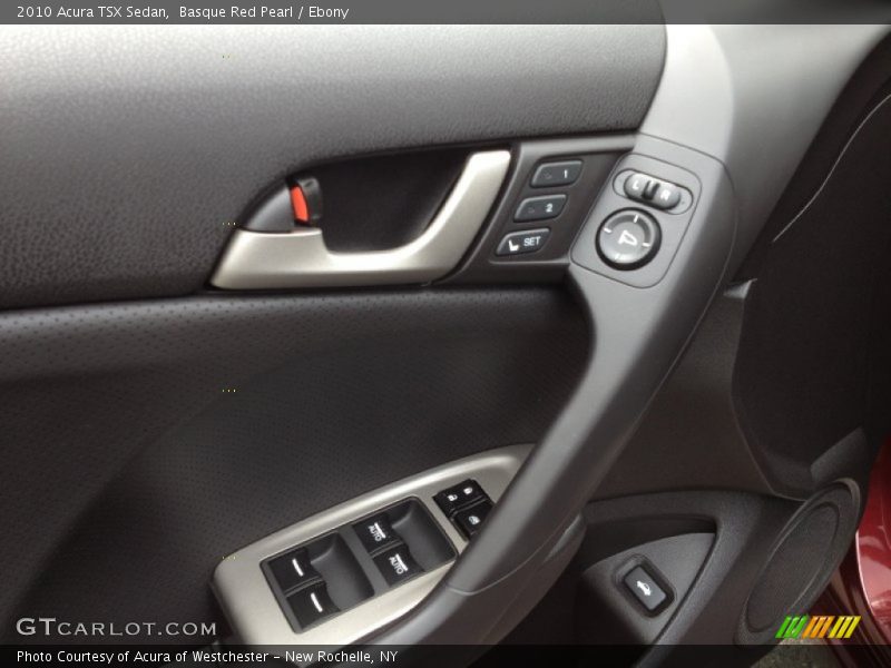 Basque Red Pearl / Ebony 2010 Acura TSX Sedan