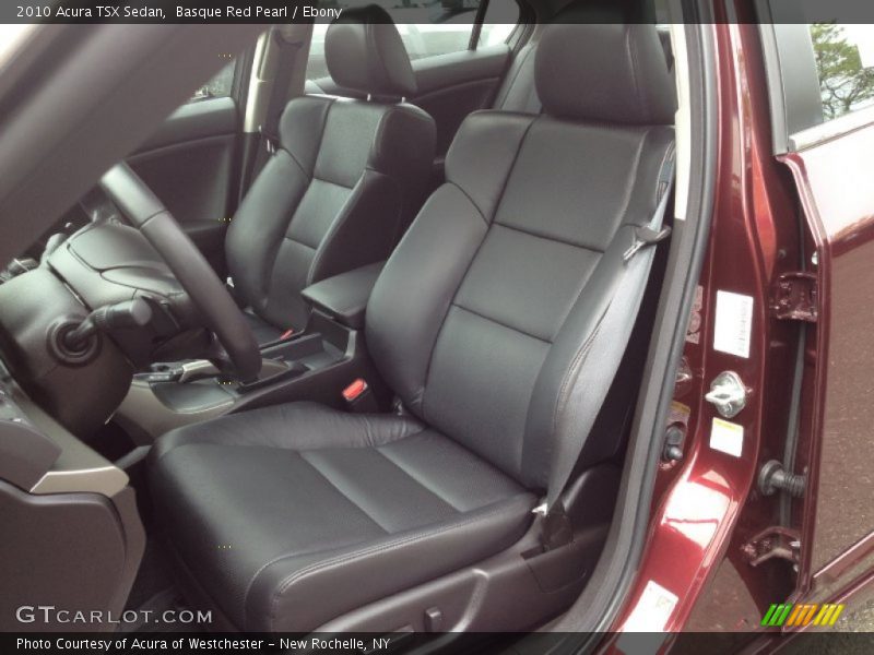Basque Red Pearl / Ebony 2010 Acura TSX Sedan