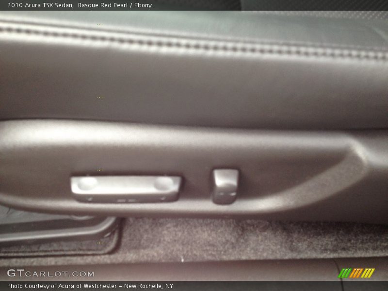 Basque Red Pearl / Ebony 2010 Acura TSX Sedan