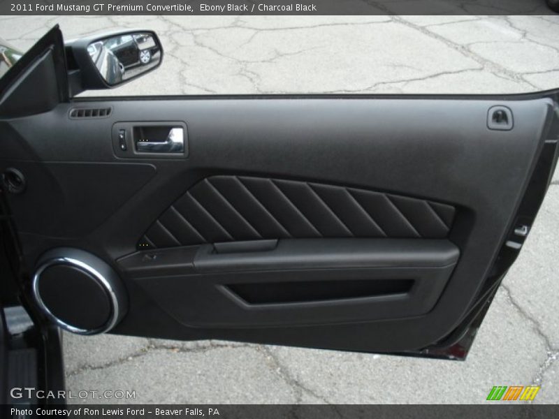 Ebony Black / Charcoal Black 2011 Ford Mustang GT Premium Convertible