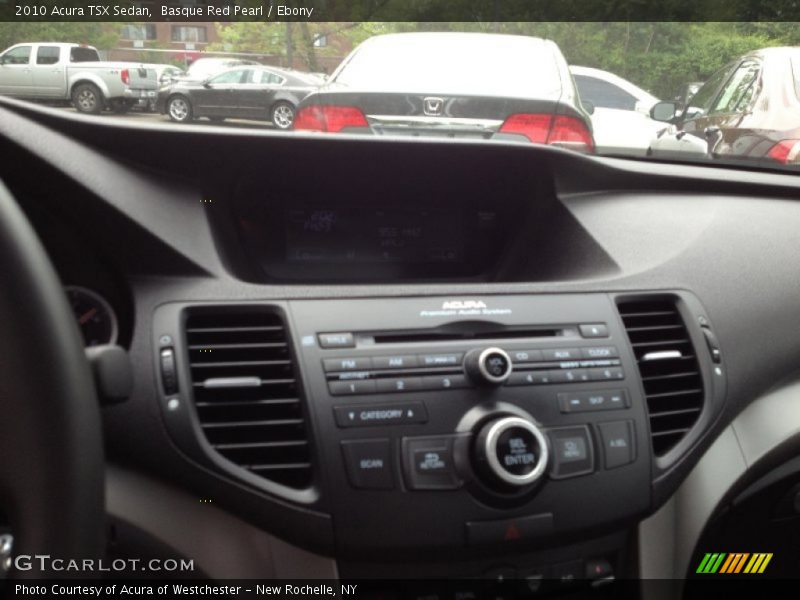 Basque Red Pearl / Ebony 2010 Acura TSX Sedan