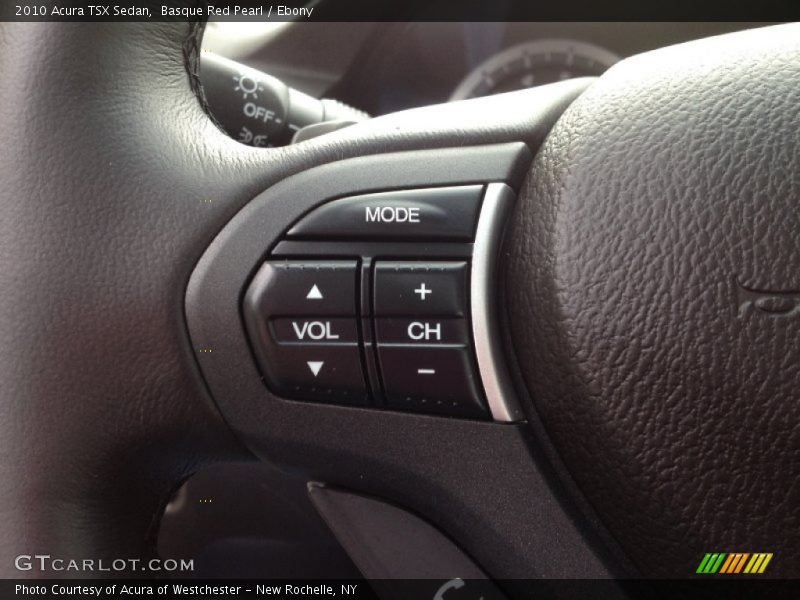 Basque Red Pearl / Ebony 2010 Acura TSX Sedan