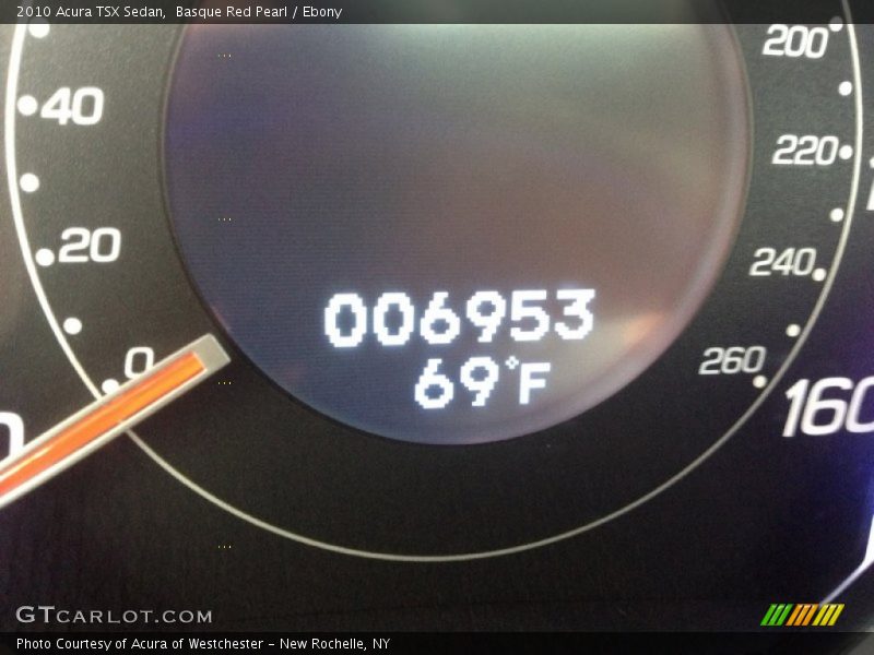Basque Red Pearl / Ebony 2010 Acura TSX Sedan
