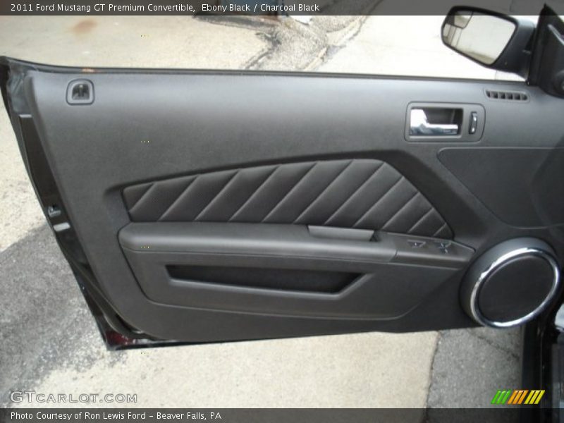 Ebony Black / Charcoal Black 2011 Ford Mustang GT Premium Convertible