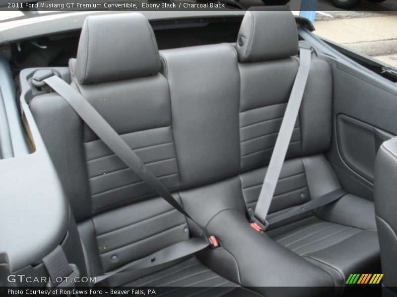 Ebony Black / Charcoal Black 2011 Ford Mustang GT Premium Convertible