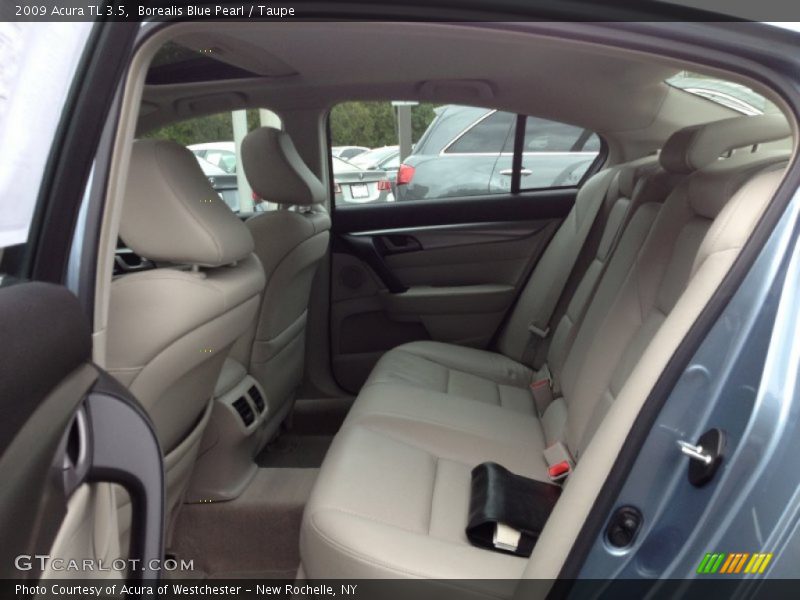 Borealis Blue Pearl / Taupe 2009 Acura TL 3.5