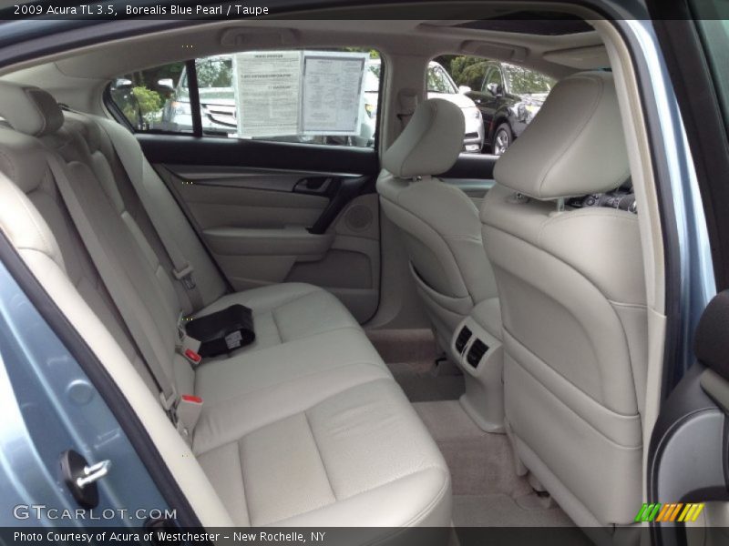 Borealis Blue Pearl / Taupe 2009 Acura TL 3.5