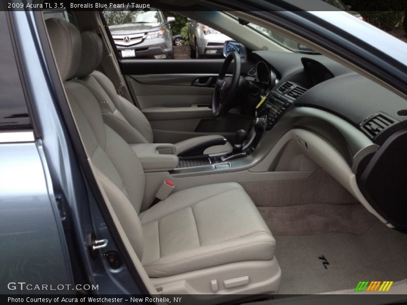 Borealis Blue Pearl / Taupe 2009 Acura TL 3.5