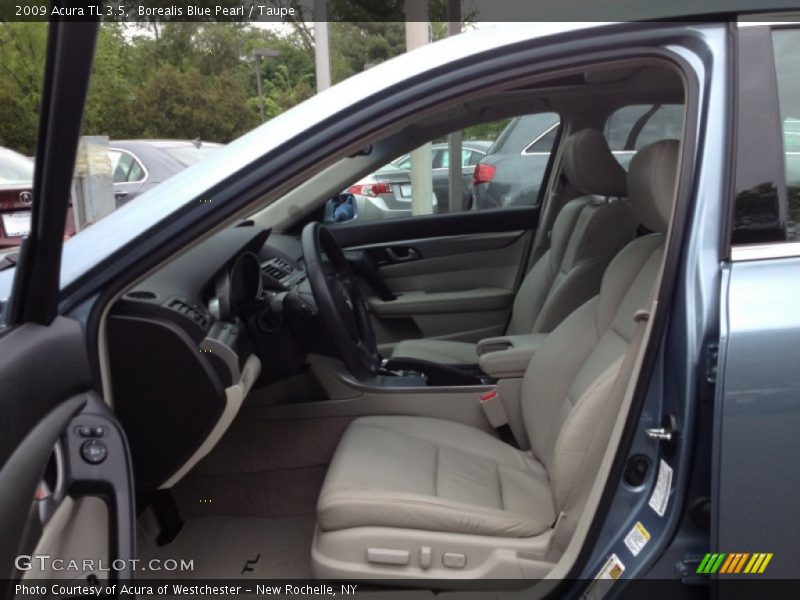 Borealis Blue Pearl / Taupe 2009 Acura TL 3.5