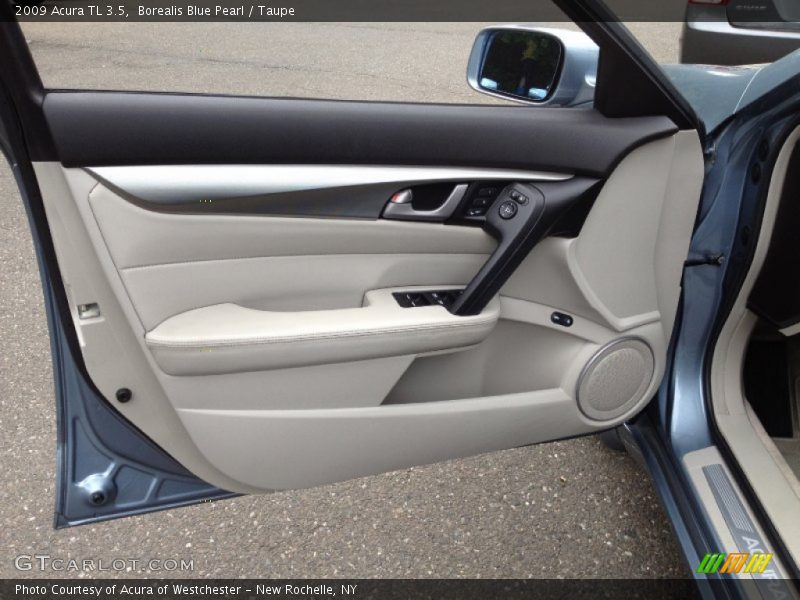 Borealis Blue Pearl / Taupe 2009 Acura TL 3.5