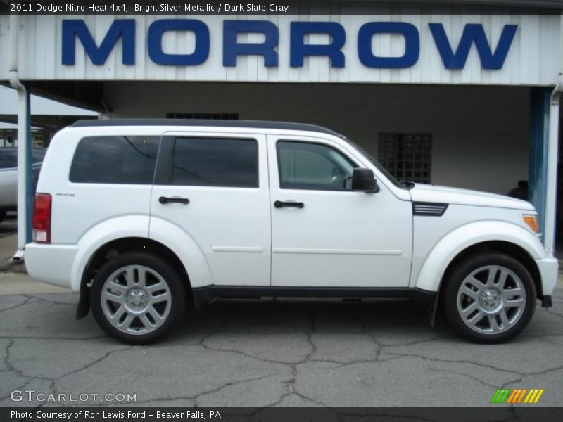 Bright Silver Metallic / Dark Slate Gray 2011 Dodge Nitro Heat 4x4