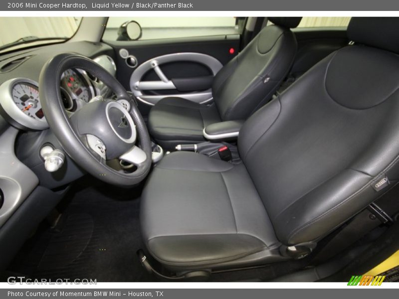 Liquid Yellow / Black/Panther Black 2006 Mini Cooper Hardtop