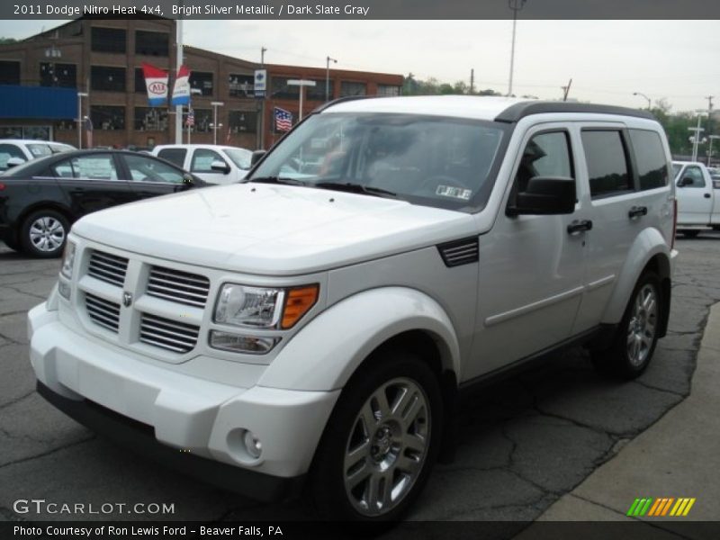 Bright Silver Metallic / Dark Slate Gray 2011 Dodge Nitro Heat 4x4