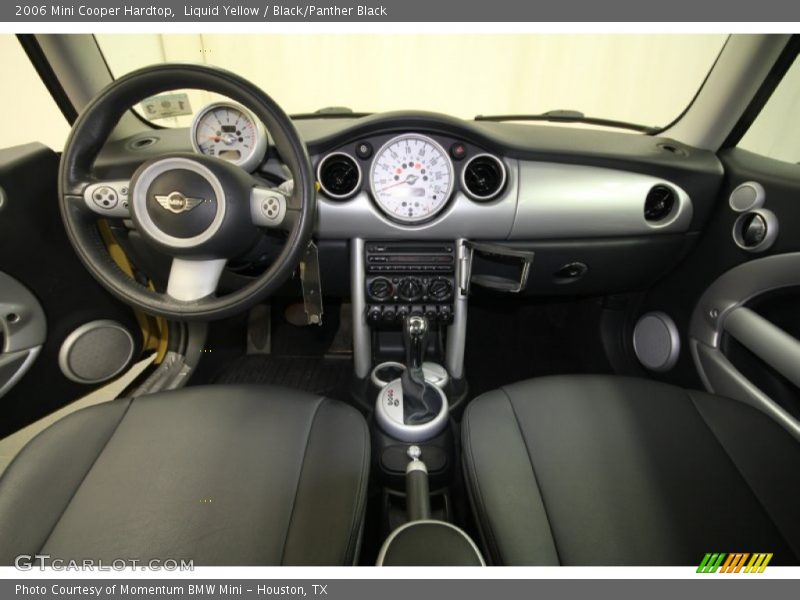 Liquid Yellow / Black/Panther Black 2006 Mini Cooper Hardtop