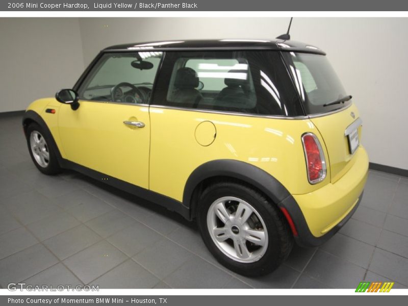 Liquid Yellow / Black/Panther Black 2006 Mini Cooper Hardtop