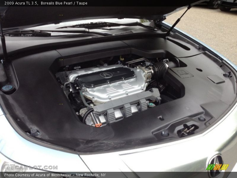 Borealis Blue Pearl / Taupe 2009 Acura TL 3.5