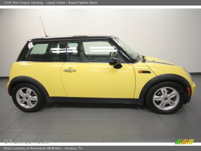 Liquid Yellow / Black/Panther Black 2006 Mini Cooper Hardtop