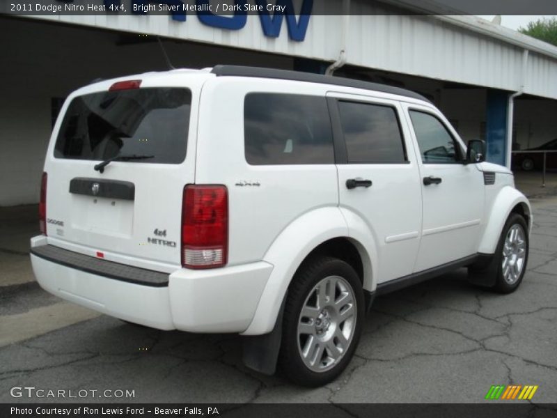Bright Silver Metallic / Dark Slate Gray 2011 Dodge Nitro Heat 4x4