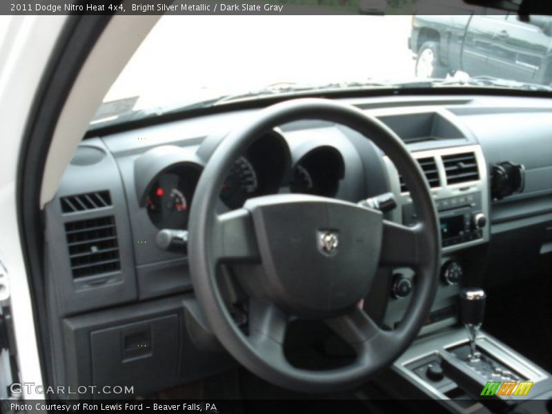 Bright Silver Metallic / Dark Slate Gray 2011 Dodge Nitro Heat 4x4