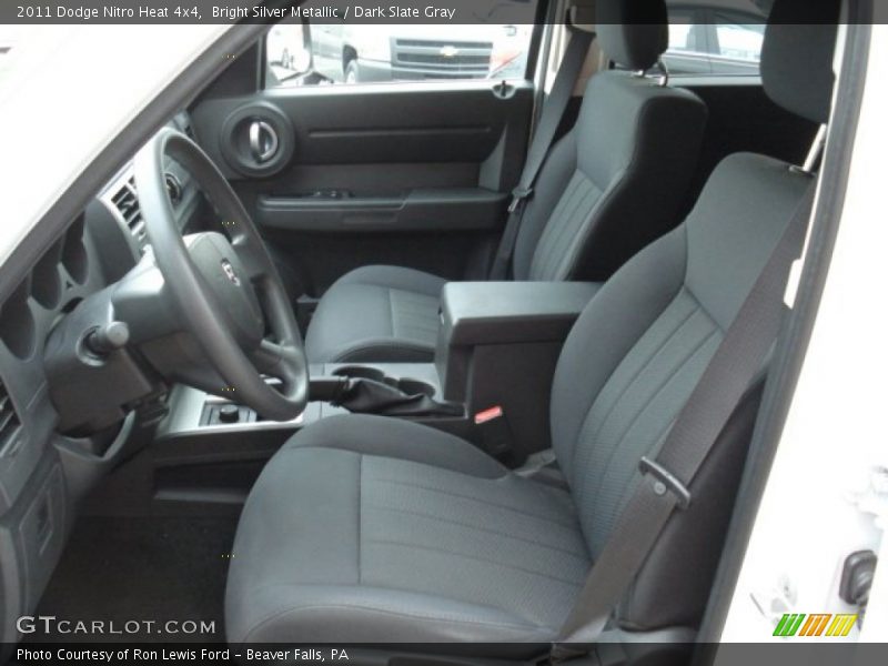 Bright Silver Metallic / Dark Slate Gray 2011 Dodge Nitro Heat 4x4
