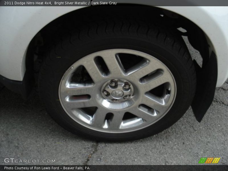 Bright Silver Metallic / Dark Slate Gray 2011 Dodge Nitro Heat 4x4