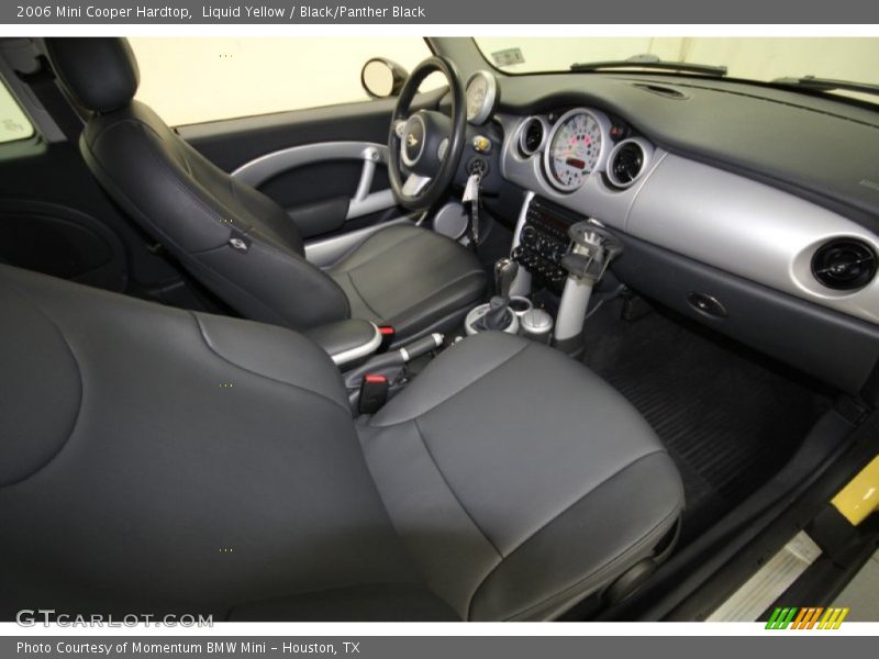 Liquid Yellow / Black/Panther Black 2006 Mini Cooper Hardtop