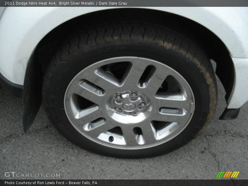 Bright Silver Metallic / Dark Slate Gray 2011 Dodge Nitro Heat 4x4