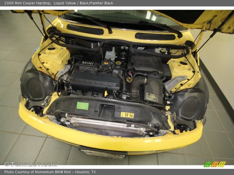 Liquid Yellow / Black/Panther Black 2006 Mini Cooper Hardtop