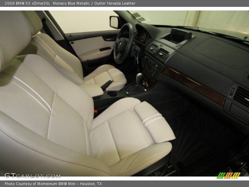 Monaco Blue Metallic / Oyster Nevada Leather 2009 BMW X3 xDrive30i