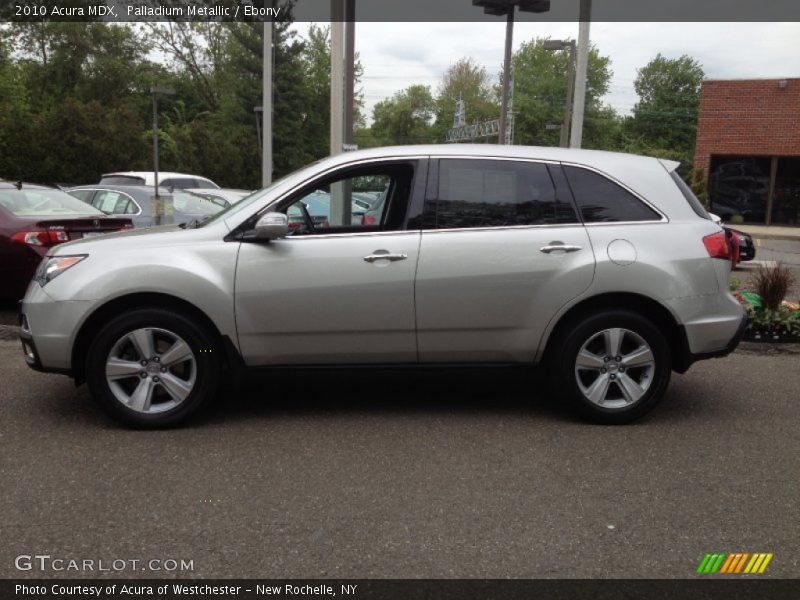 Palladium Metallic / Ebony 2010 Acura MDX