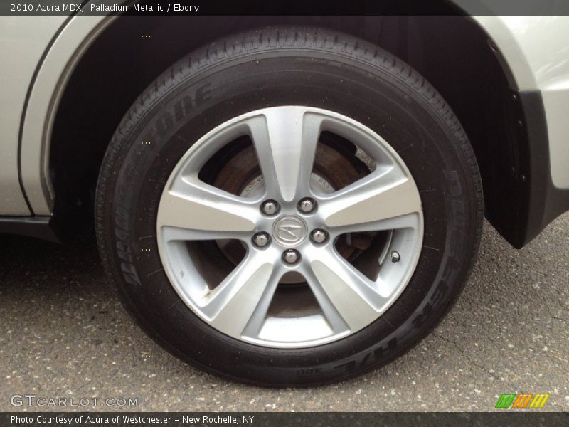Palladium Metallic / Ebony 2010 Acura MDX