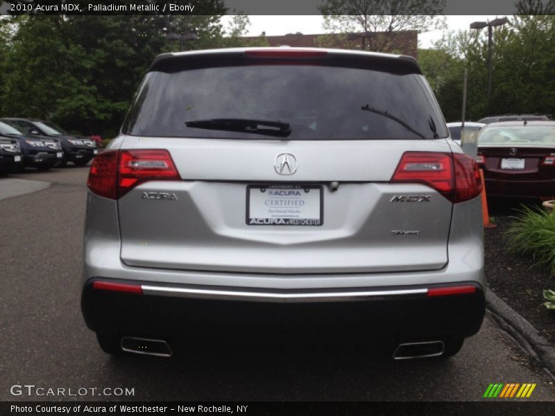 Palladium Metallic / Ebony 2010 Acura MDX