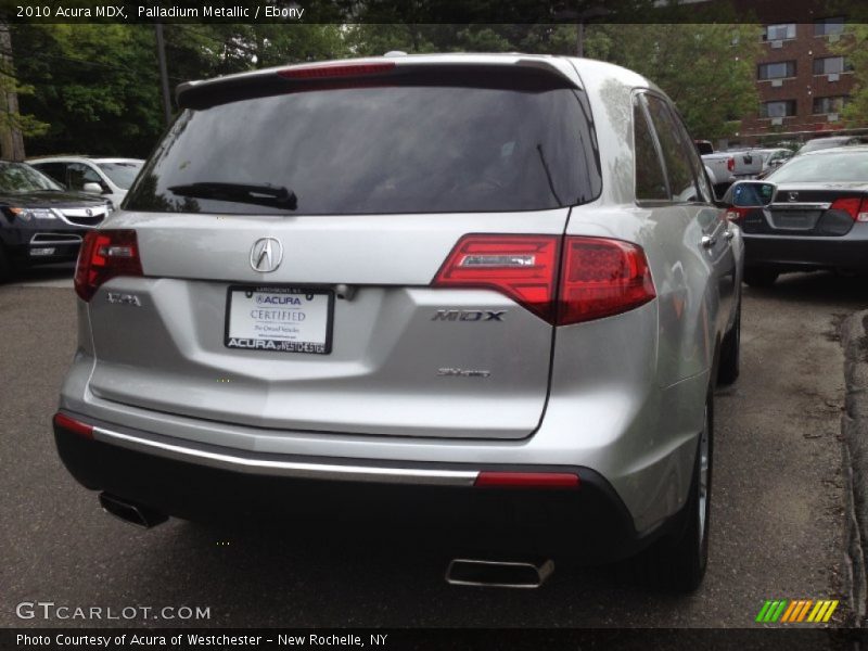 Palladium Metallic / Ebony 2010 Acura MDX