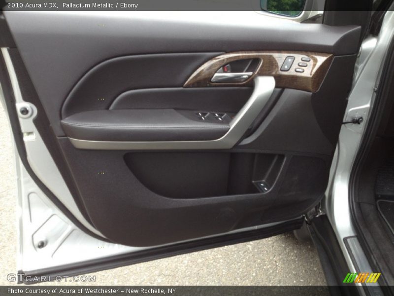 Palladium Metallic / Ebony 2010 Acura MDX
