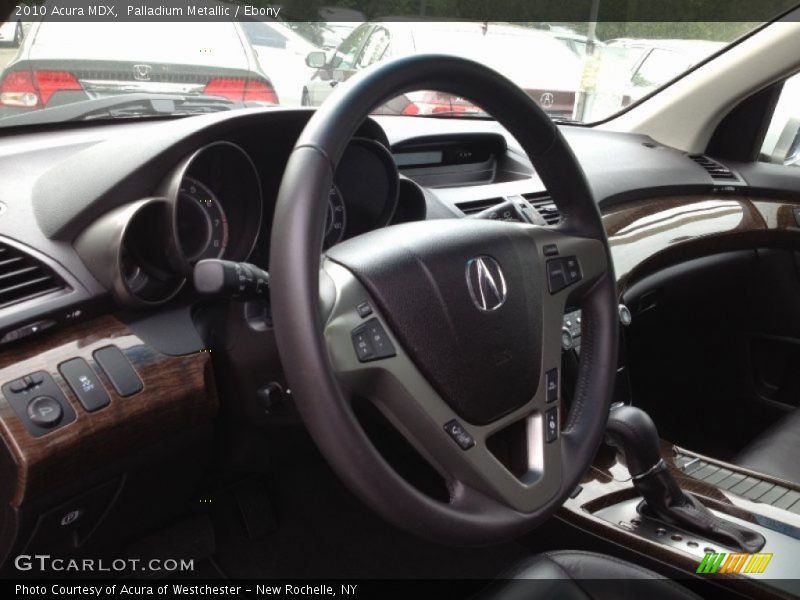 Palladium Metallic / Ebony 2010 Acura MDX